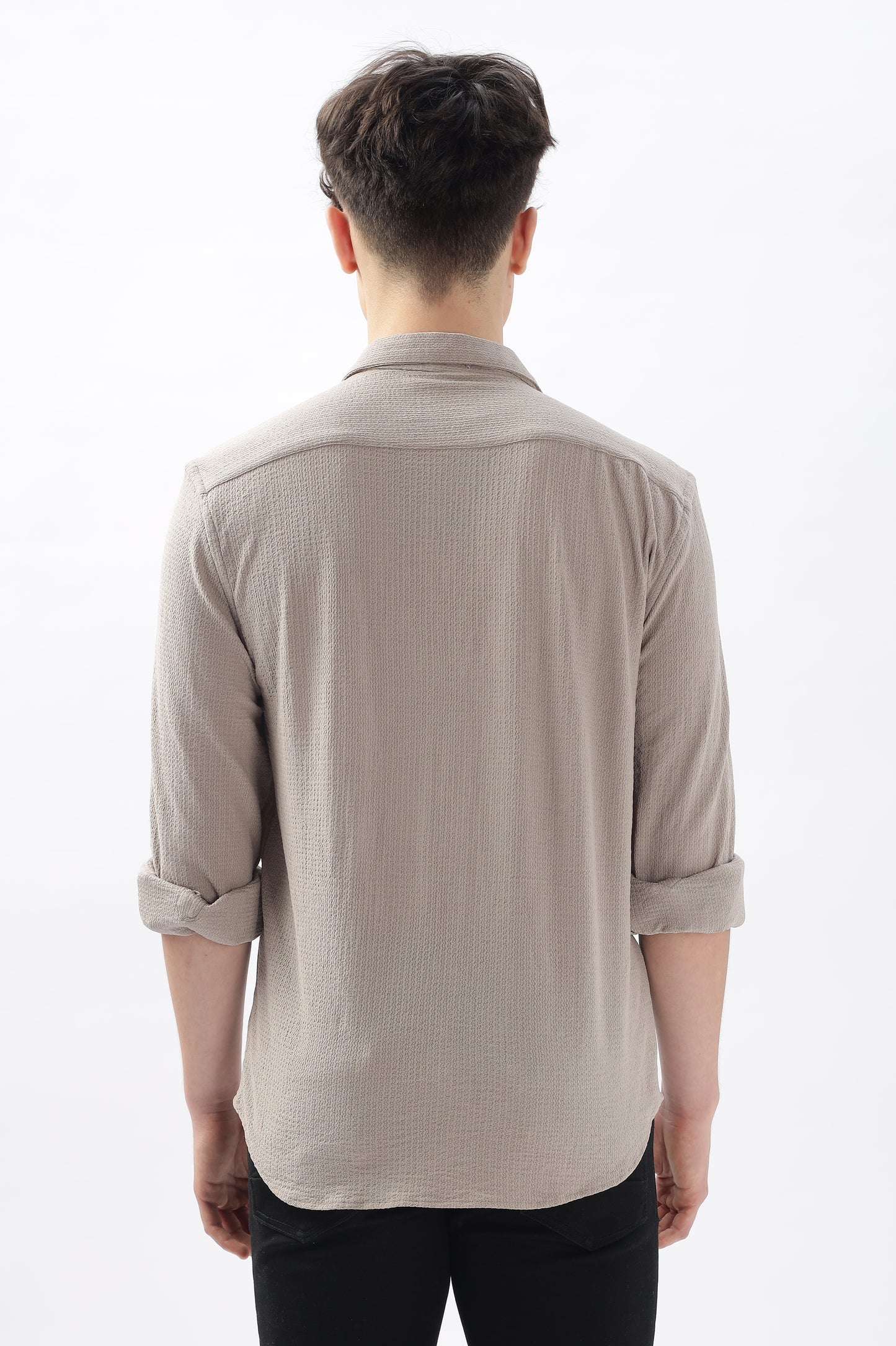 Light Skin White Stretch Shirt