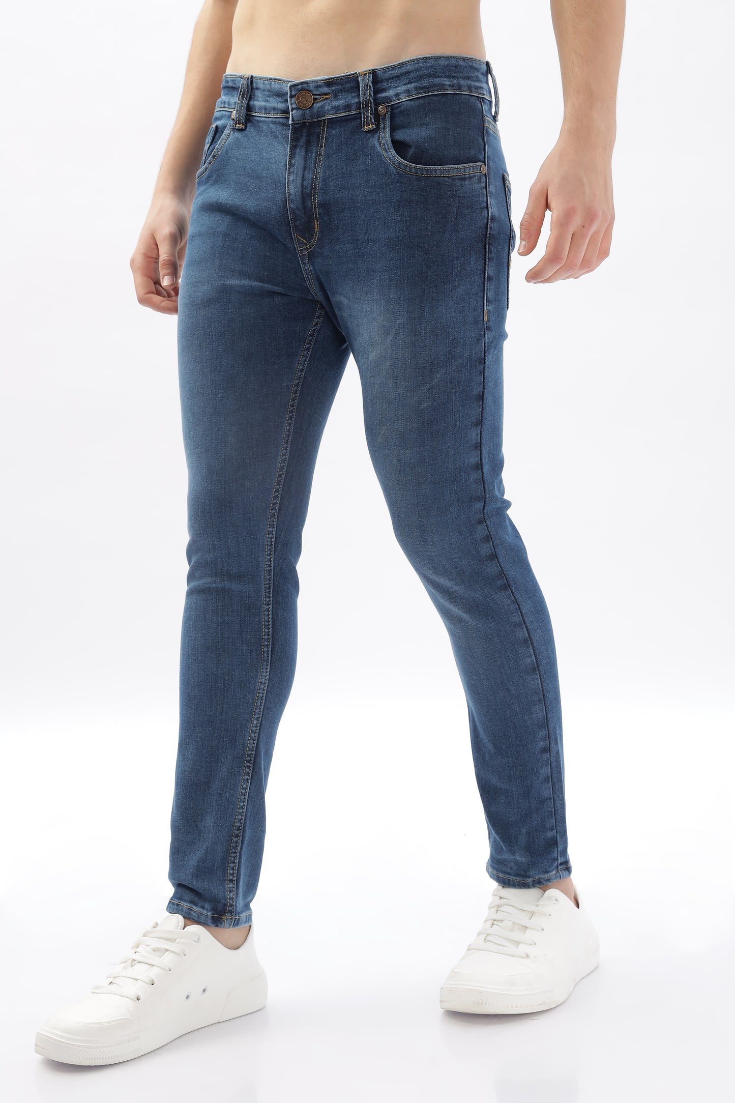Dark Blue Skinny Fit Jeans