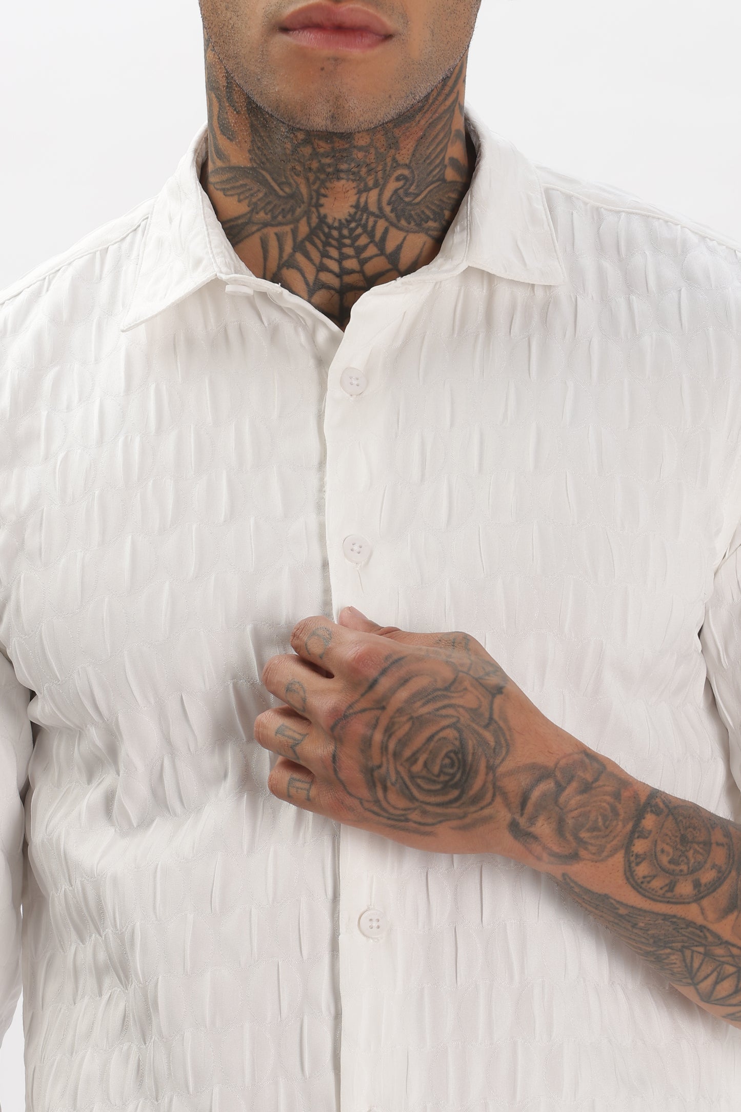 Shiny White Pop-Out Premium Shirt