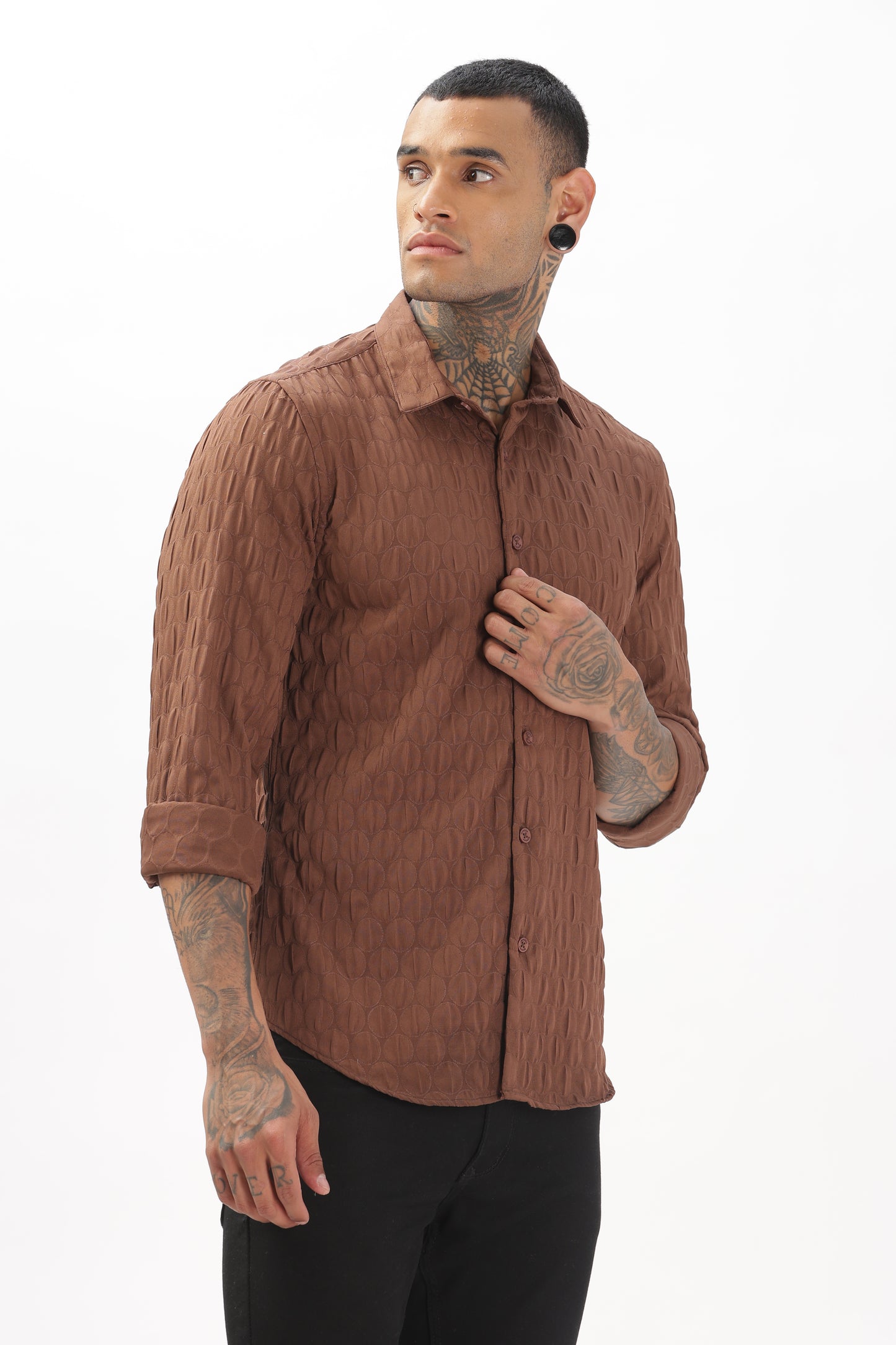 Shiny Brown Pop-Out Premium Shirt