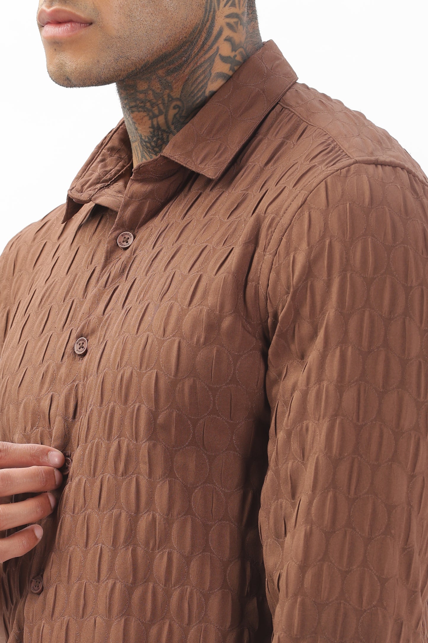 Shiny Brown Pop-Out Premium Shirt
