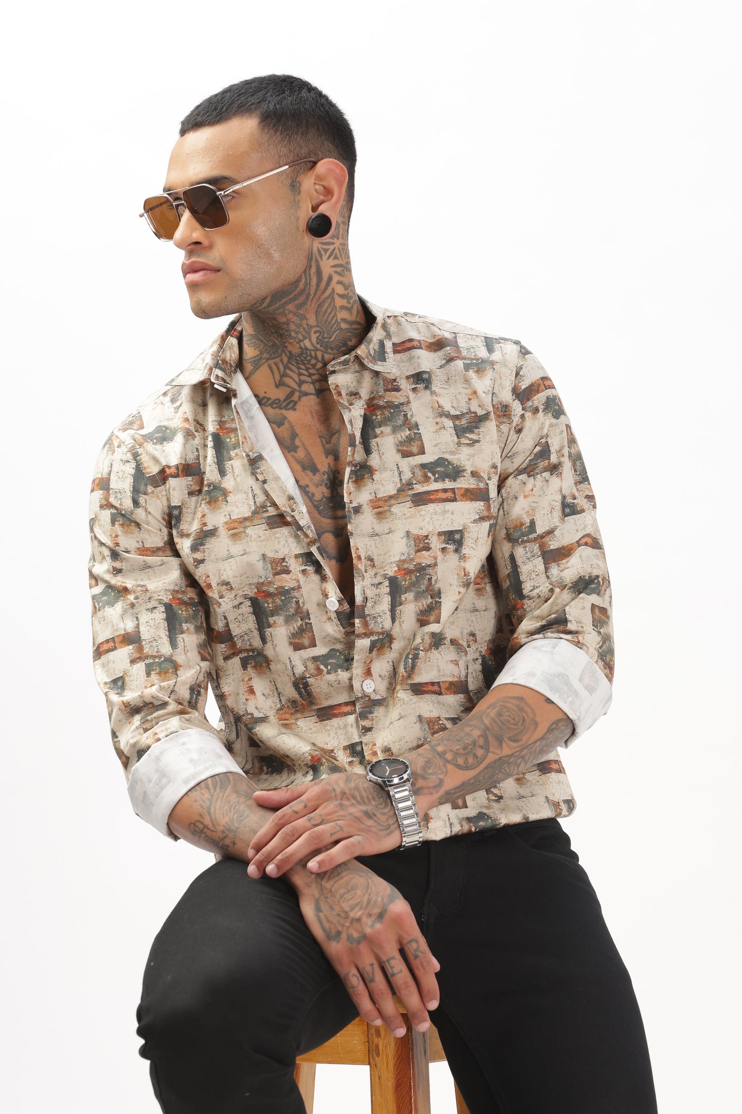 Pastel Orange Arcadia Shirt