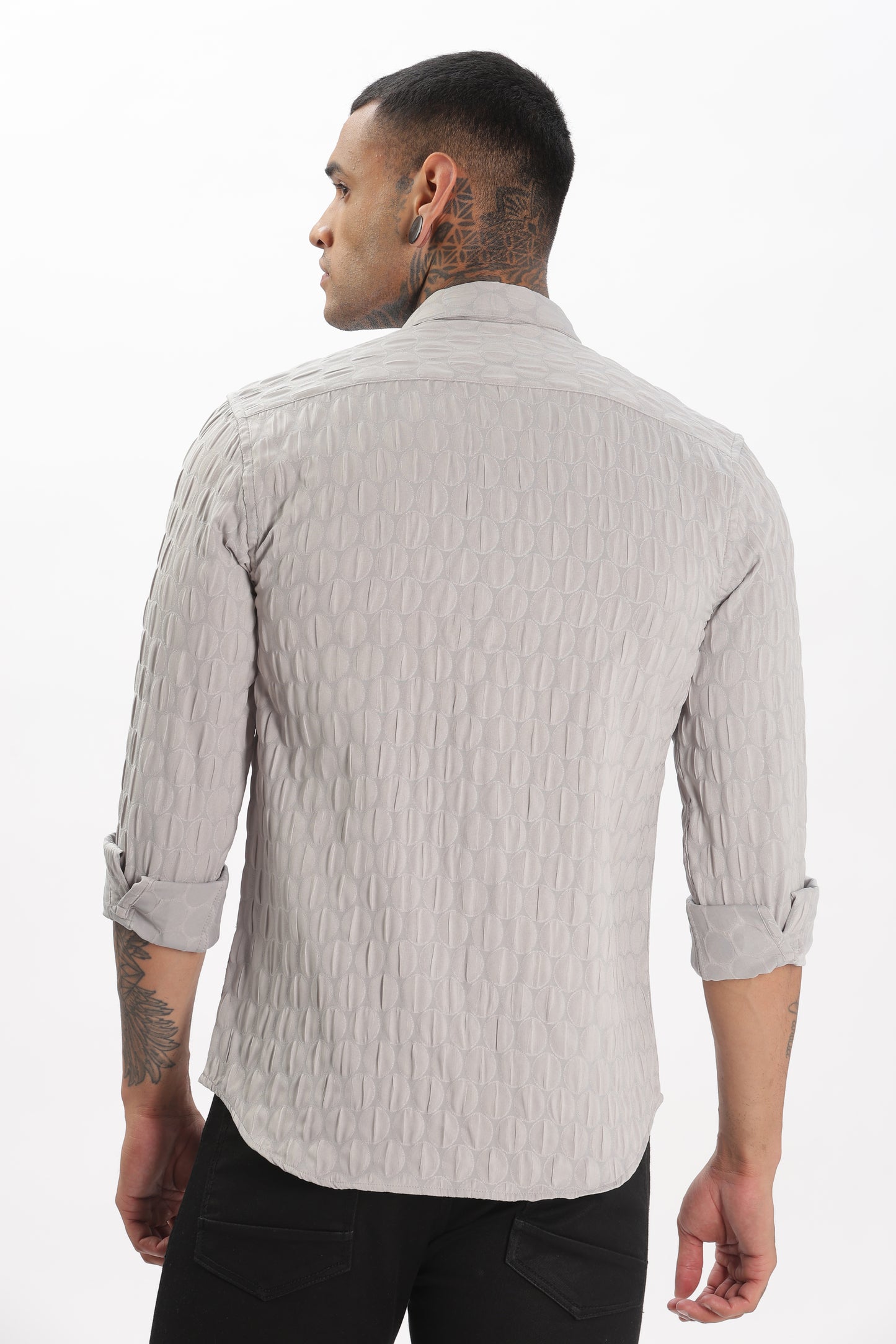 Shiny Grey Pop-Out Premium Shirt