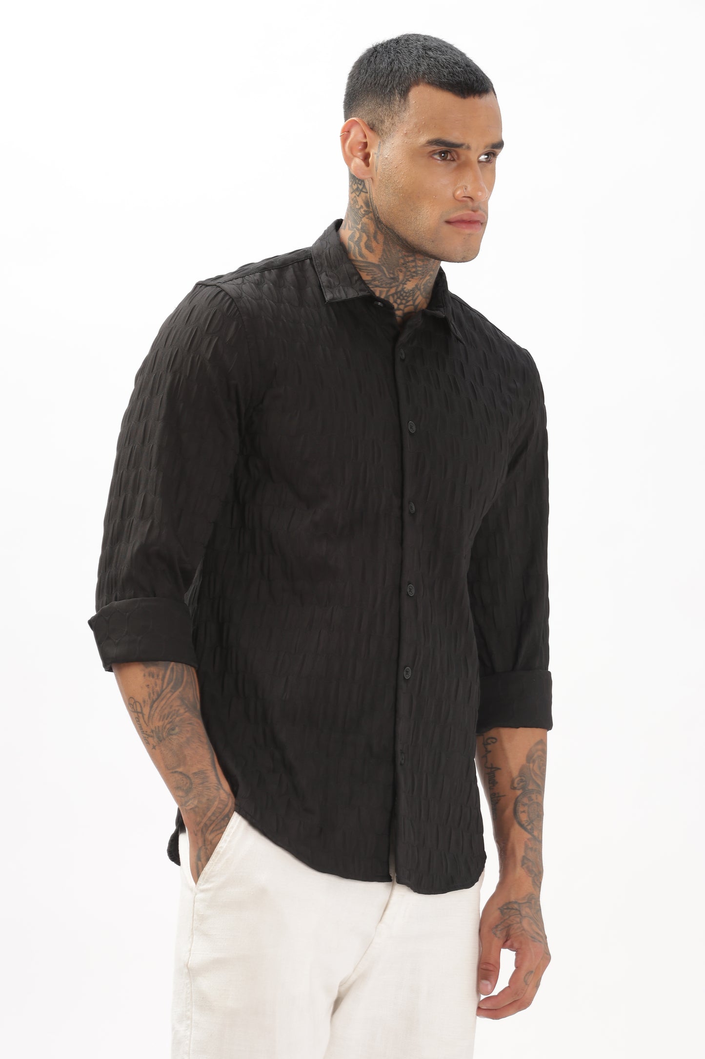 Black Pop-Out Premium Shirt
