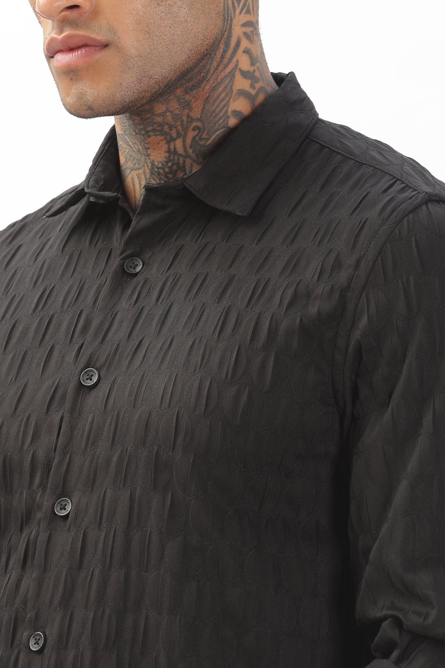Black Pop-Out Premium Shirt