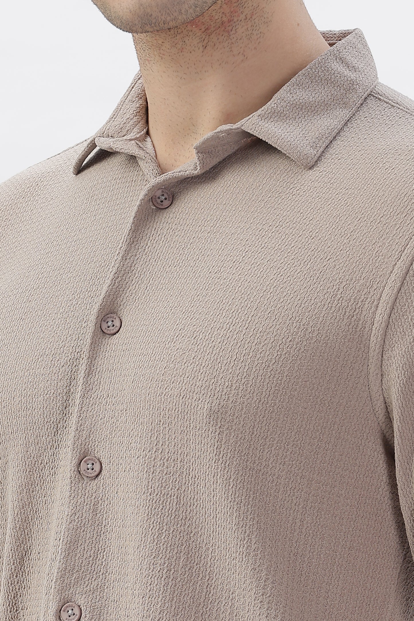 Slate Classic Textured Shirt