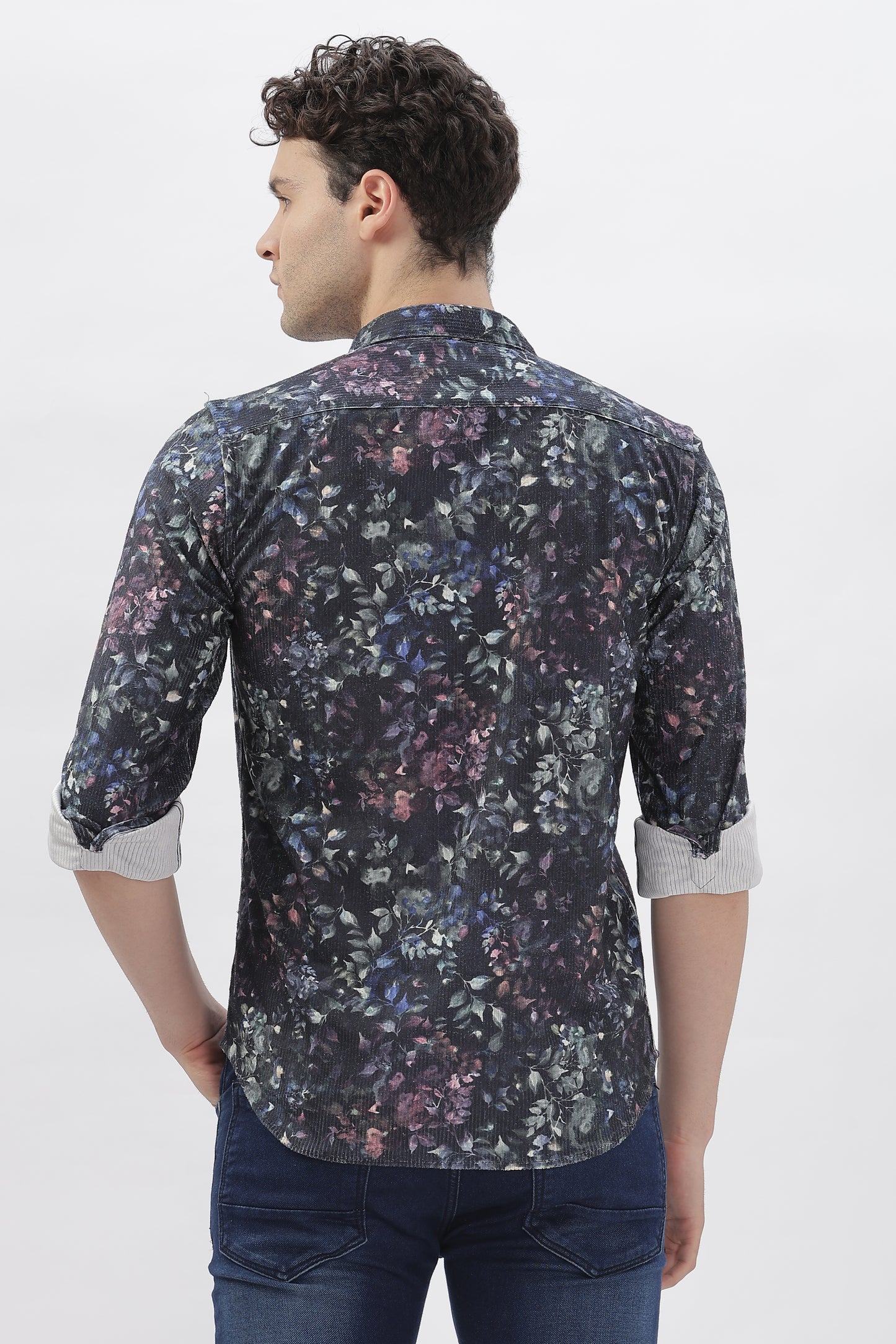 Emerald Blossom Print Shirt