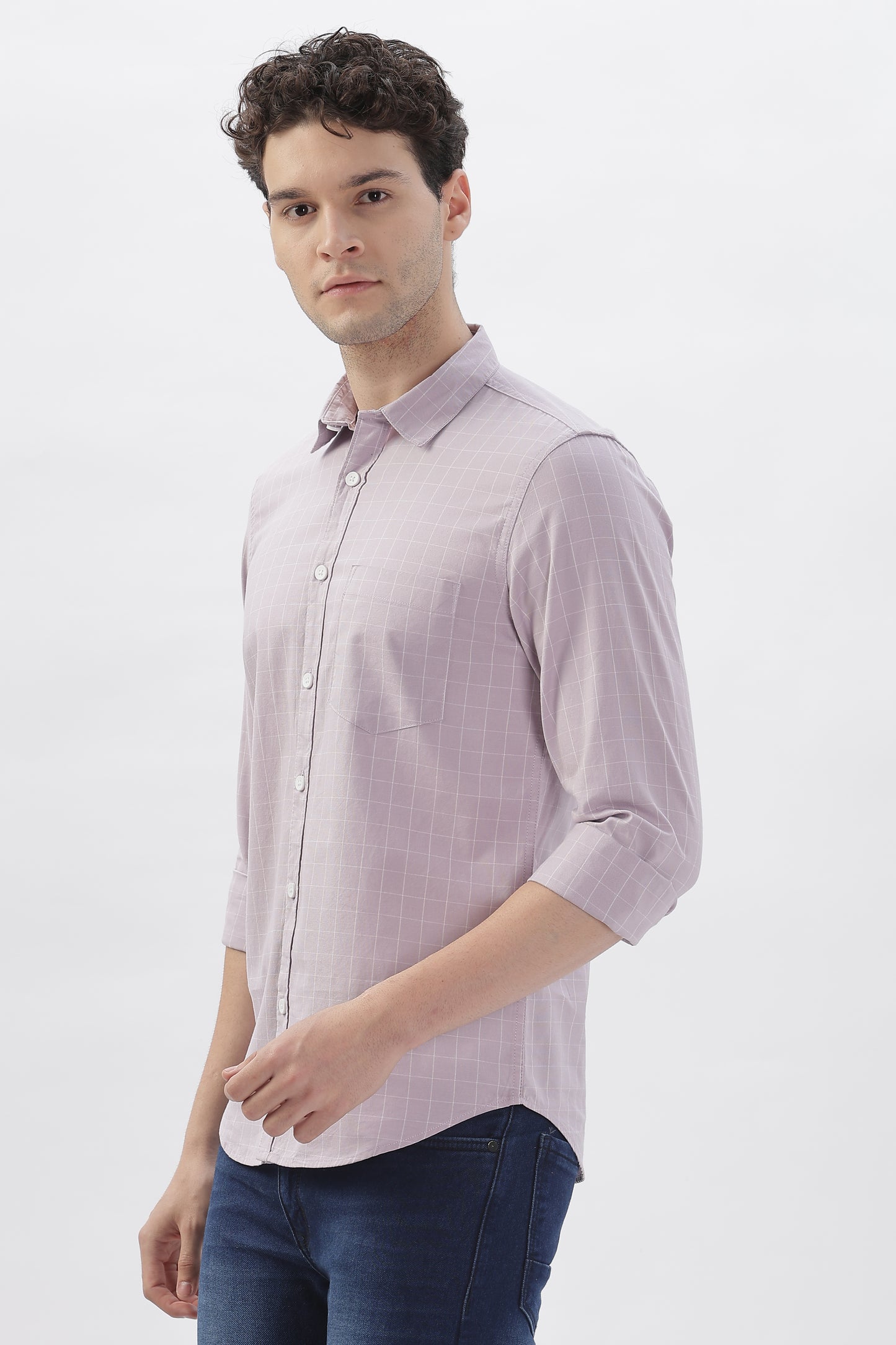 Rose Plaid Checked Shirt