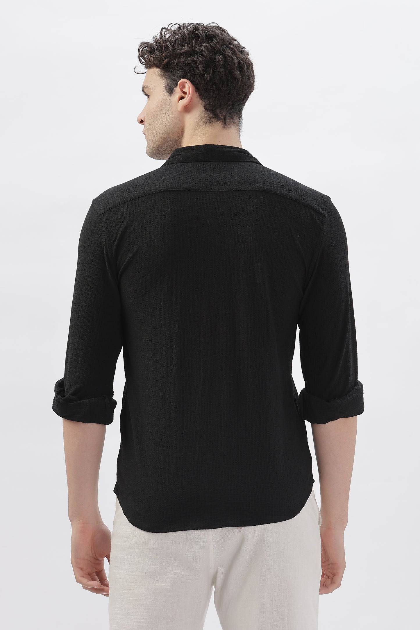 Stretch Fit Black Shirt