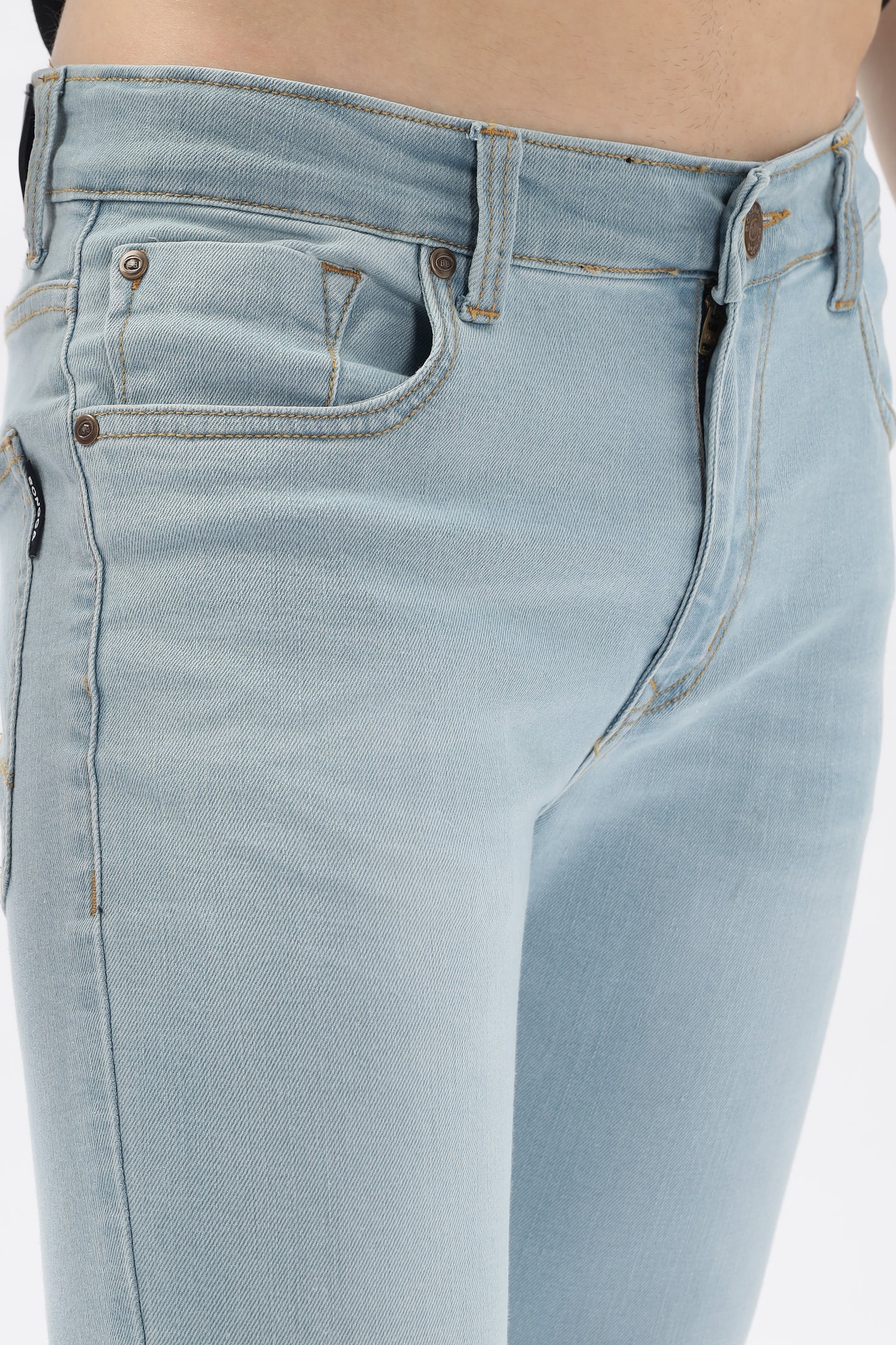 Bright Blue Skinny Fit Jeans