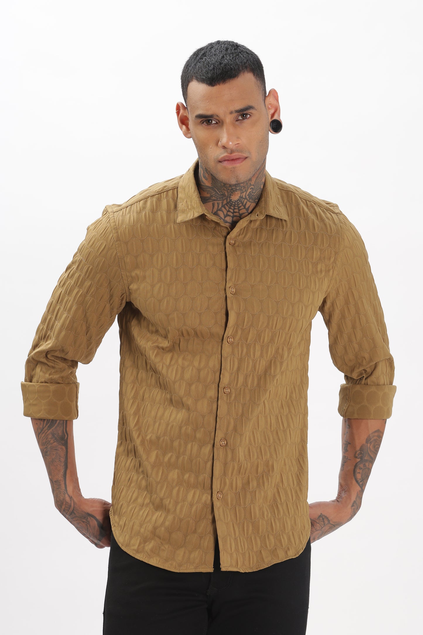 Shiny Brown Pop-Out Premium Shirt