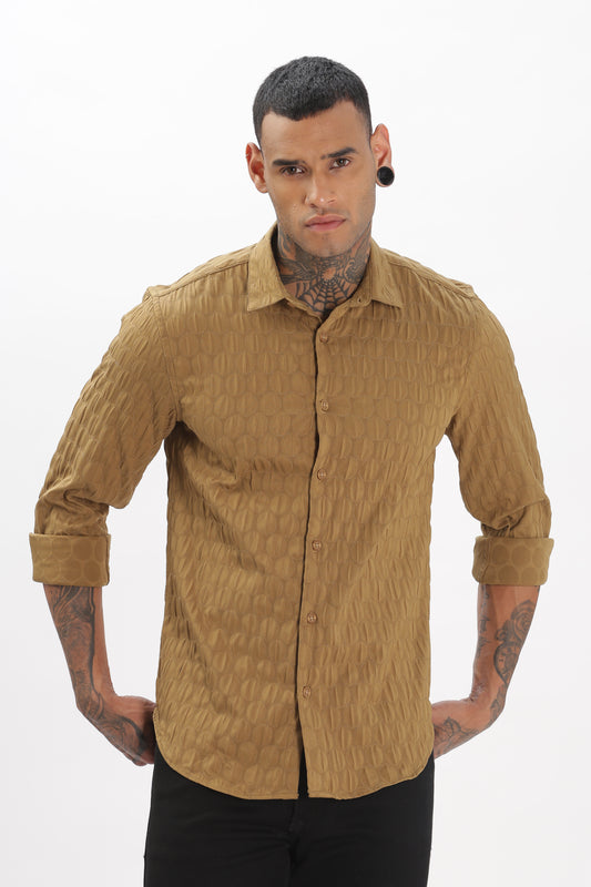 Shiny Brown Pop-Out Premium Shirt