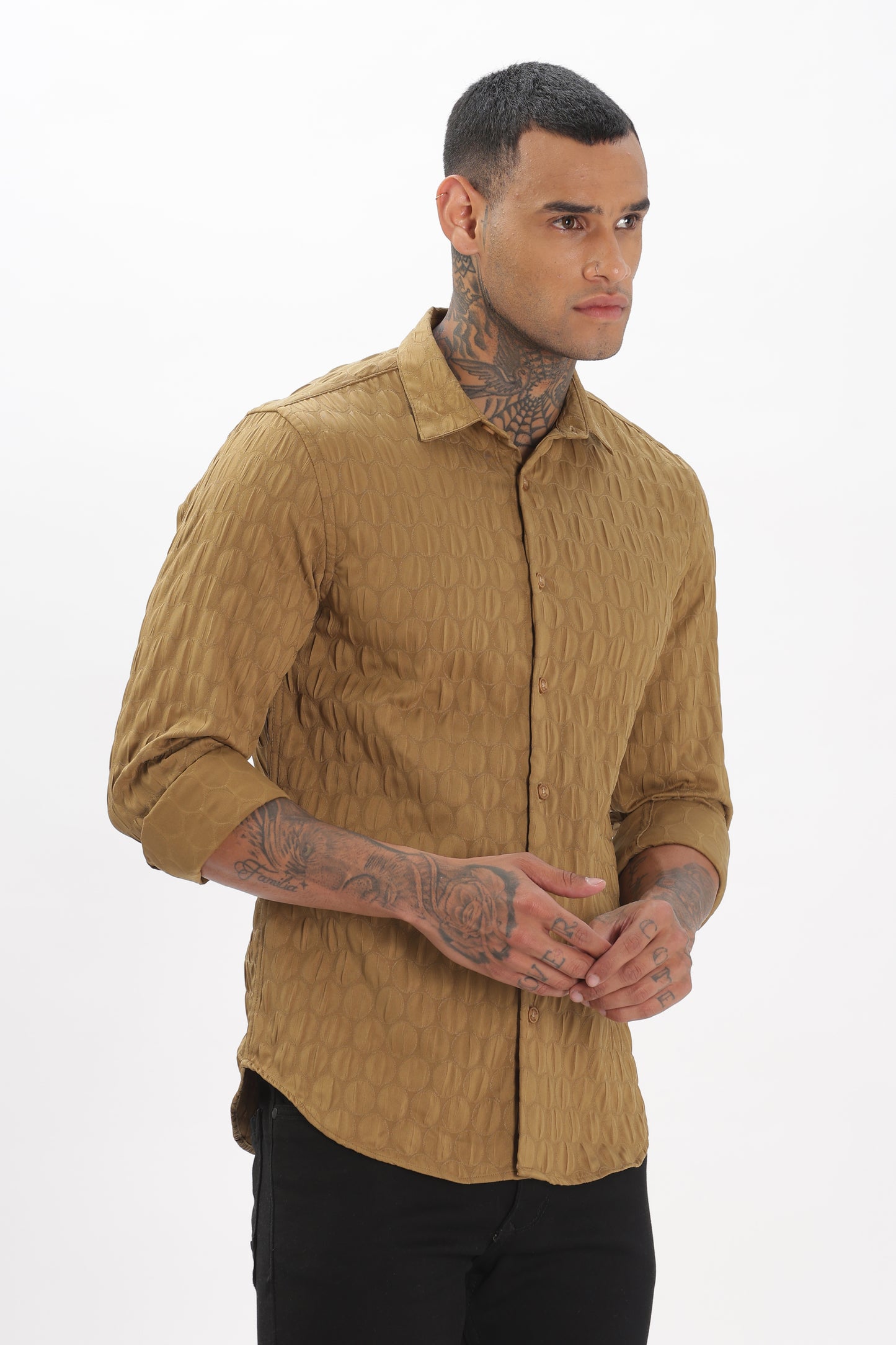 Shiny Brown Pop-Out Premium Shirt
