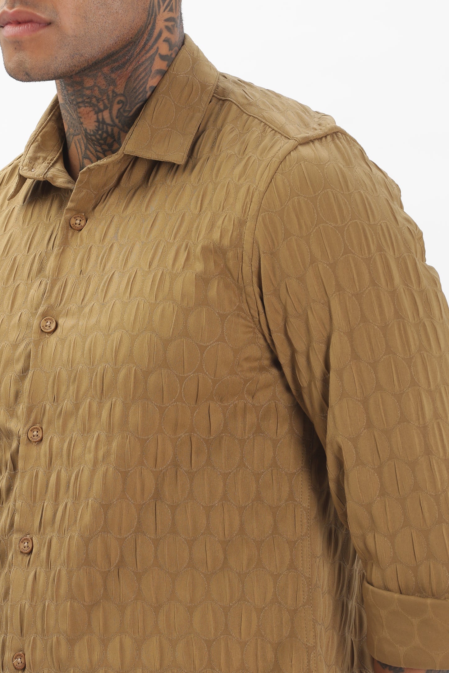 Shiny Brown Pop-Out Premium Shirt