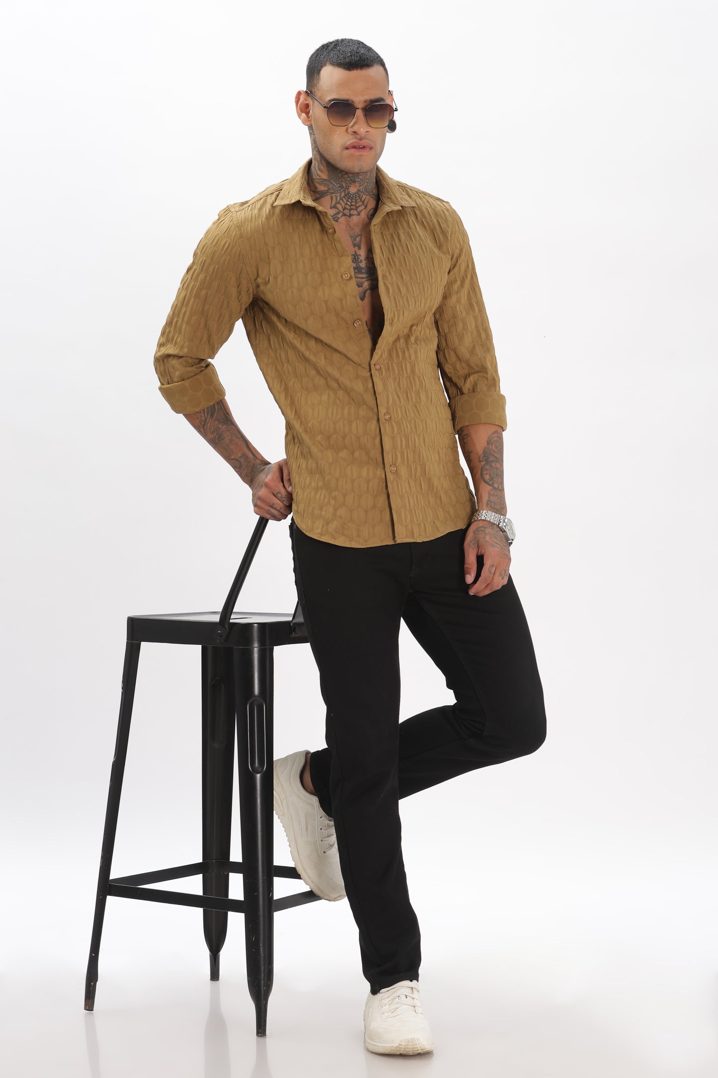 Shiny Brown Pop-Out Premium Shirt