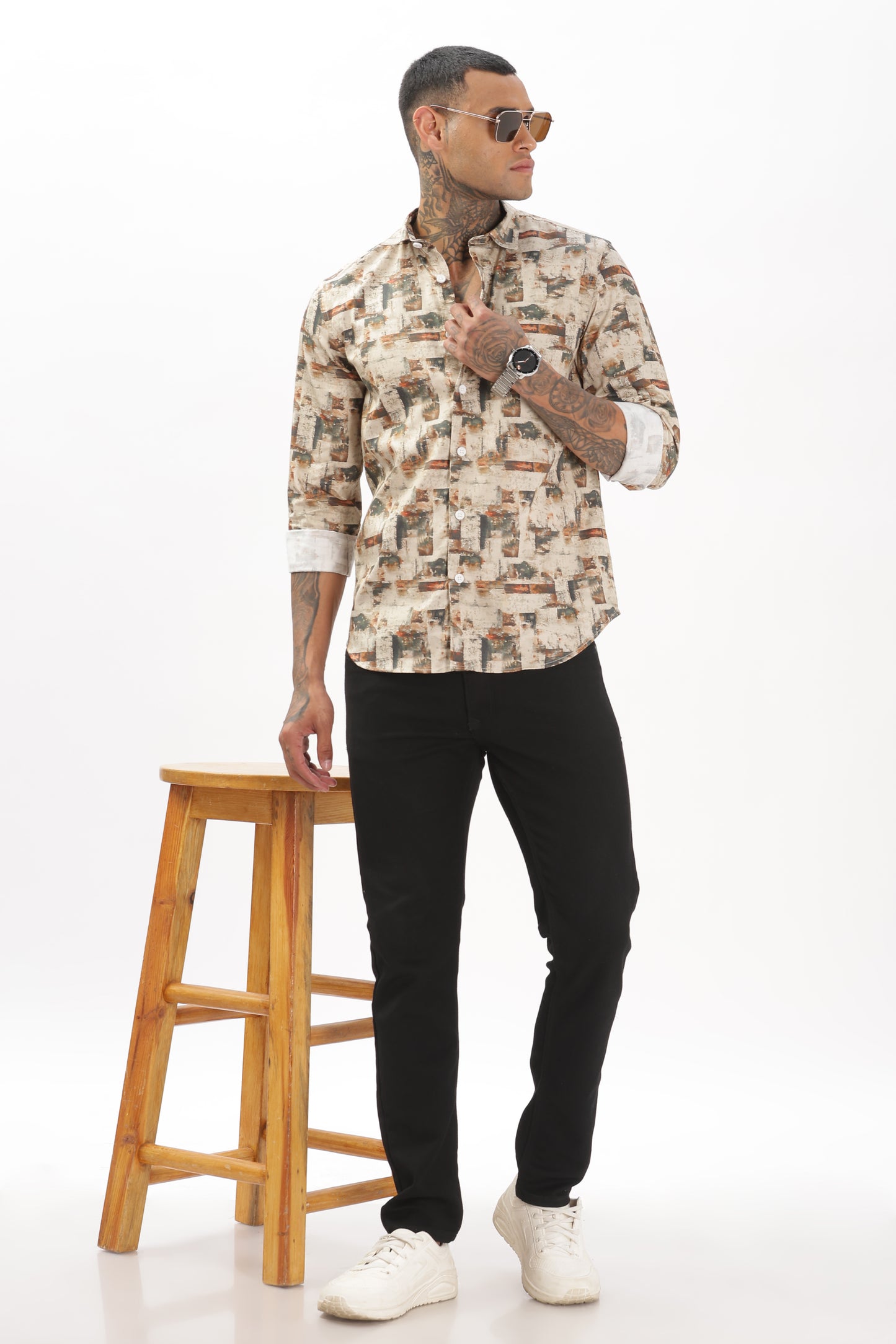 Pastel Orange Arcadia Shirt