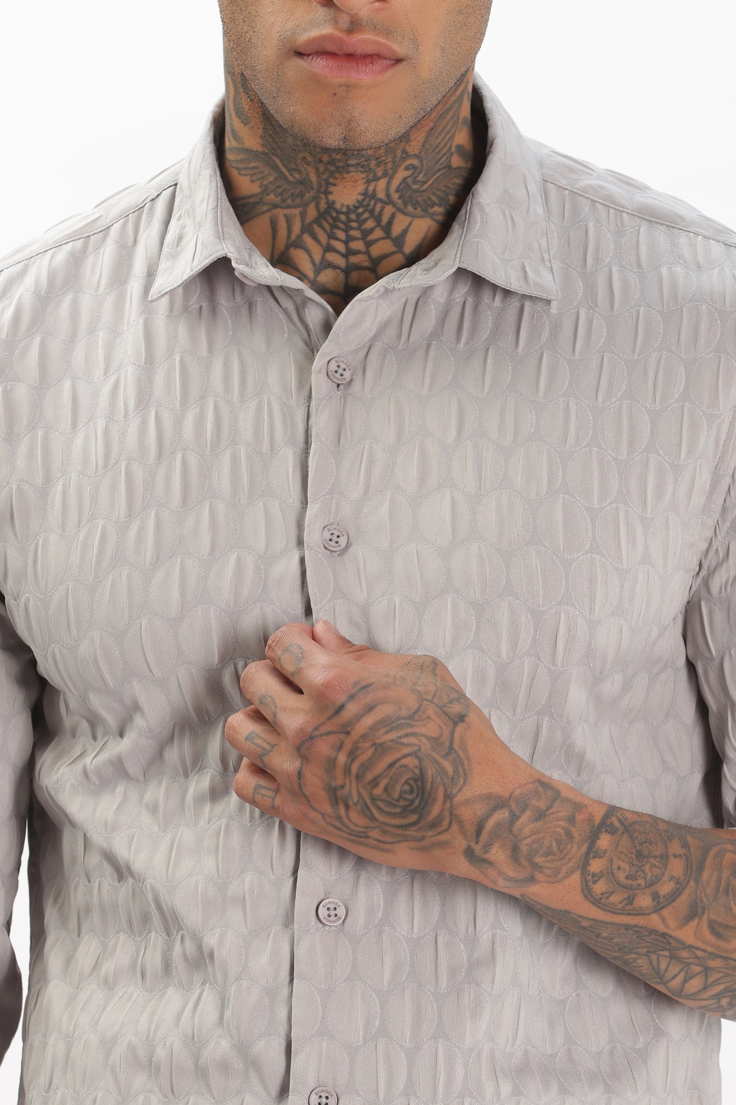 Shiny Grey Pop-Out Premium Shirt