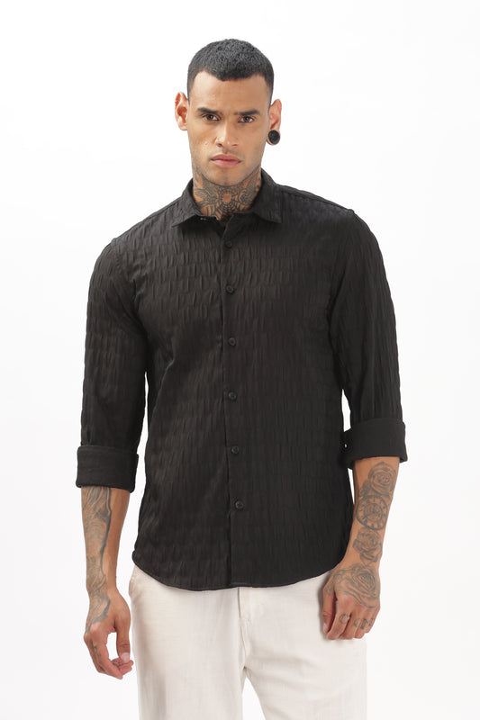 Black Pop-Out Premium Shirt