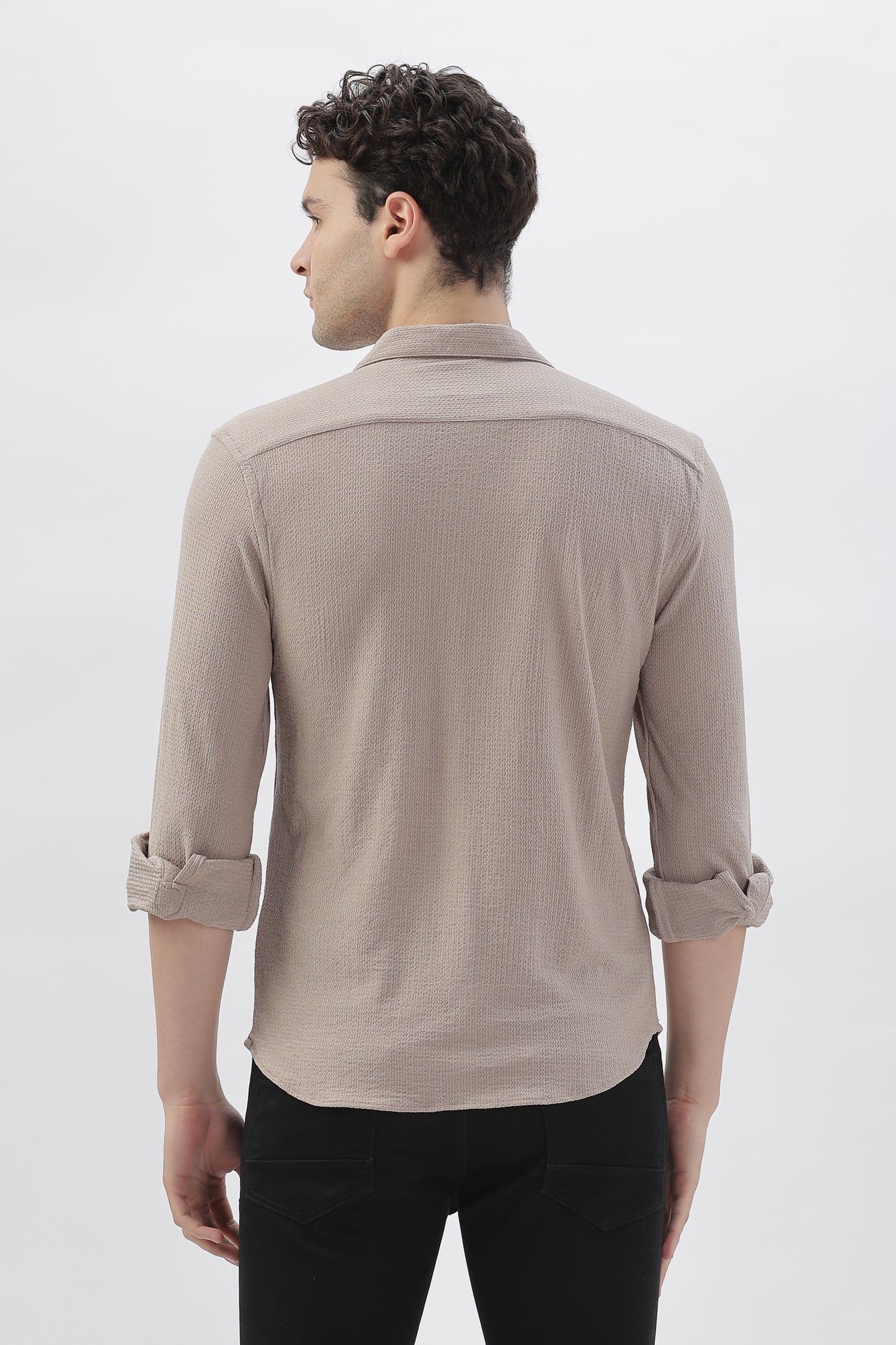 Slate Classic Textured Shirt