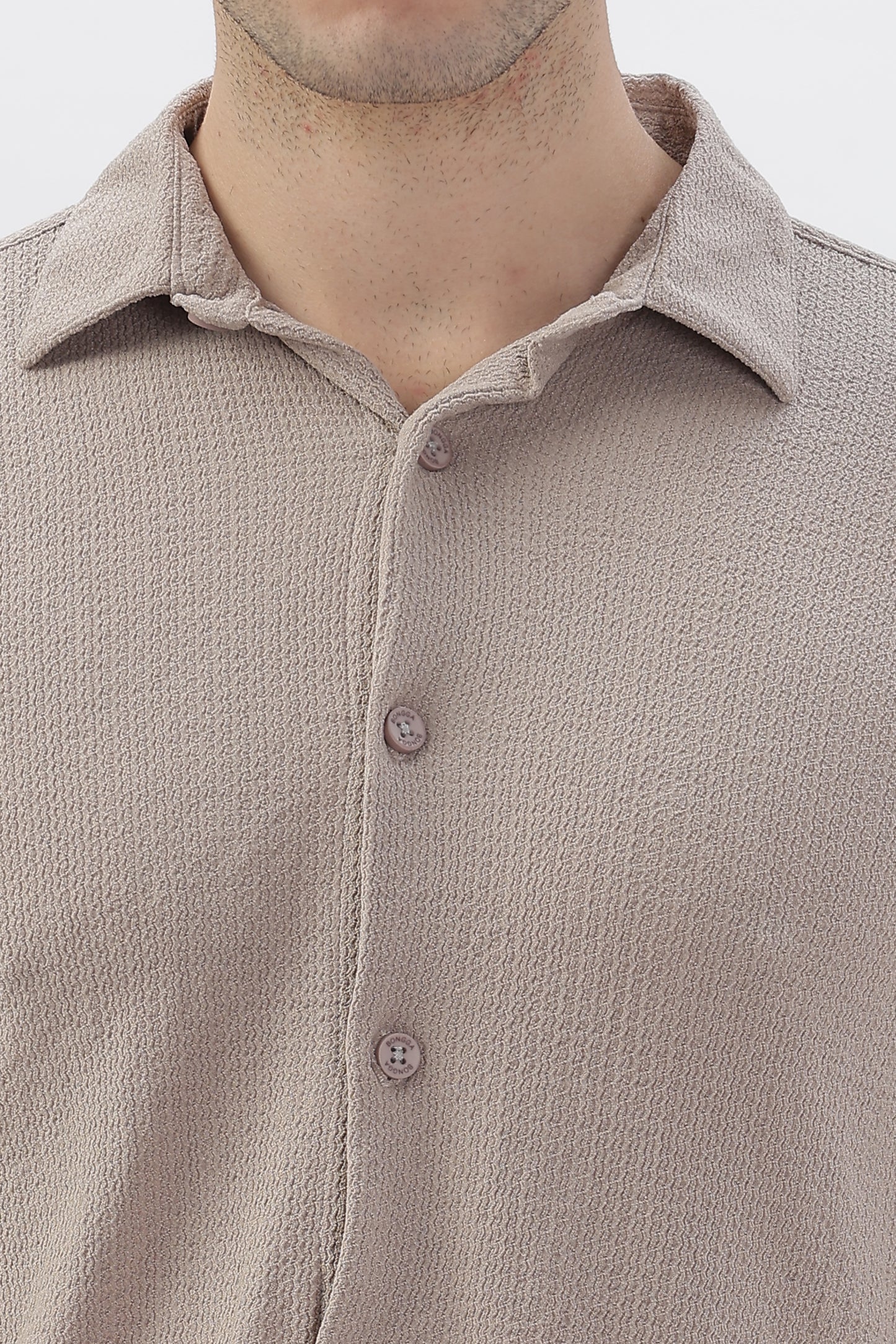 Slate Classic Textured Shirt