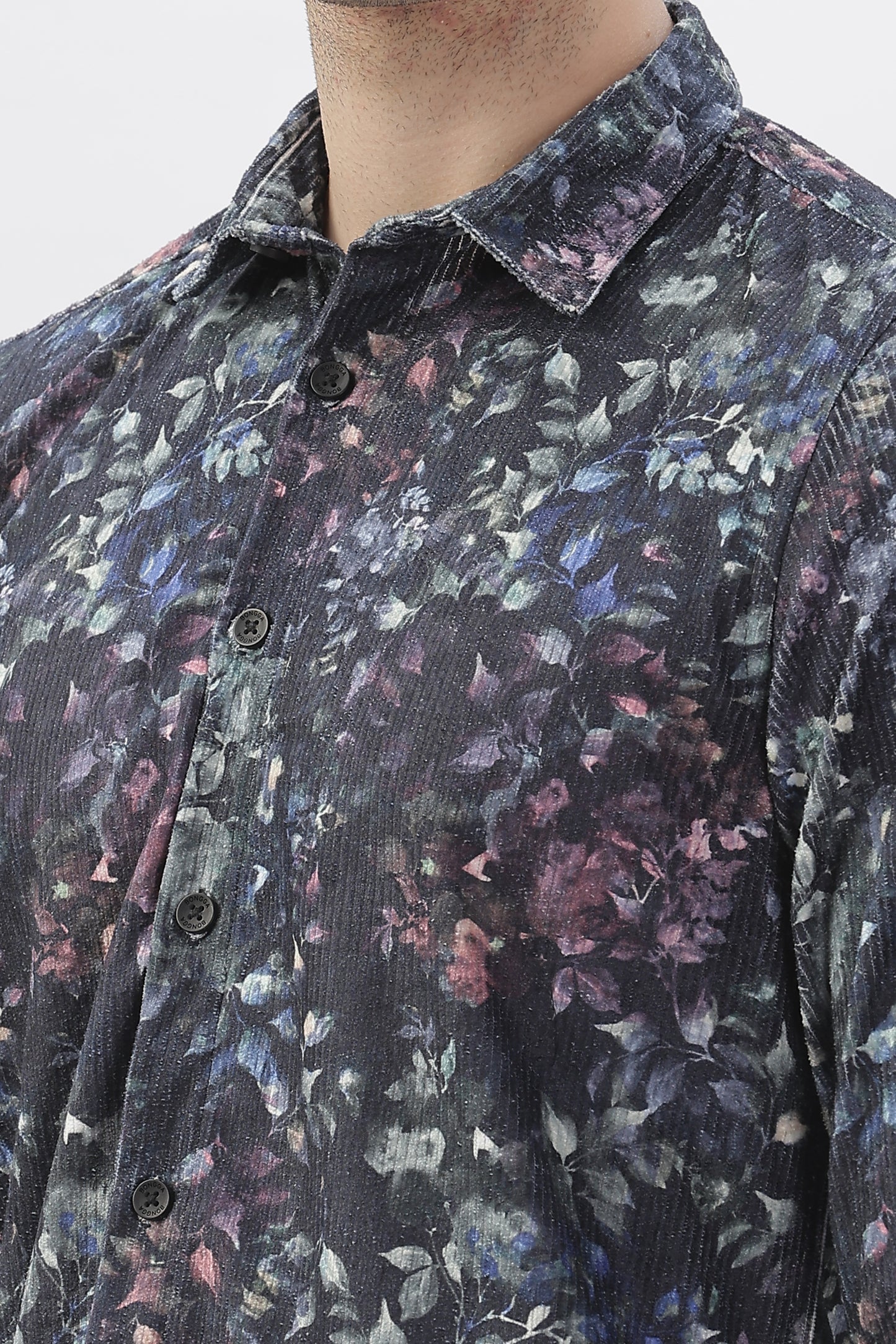 Emerald Blossom Print Shirt