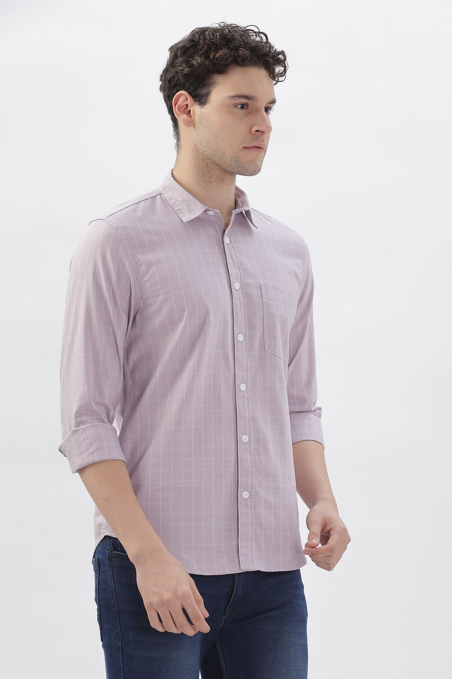 Rose Plaid Checked Shirt