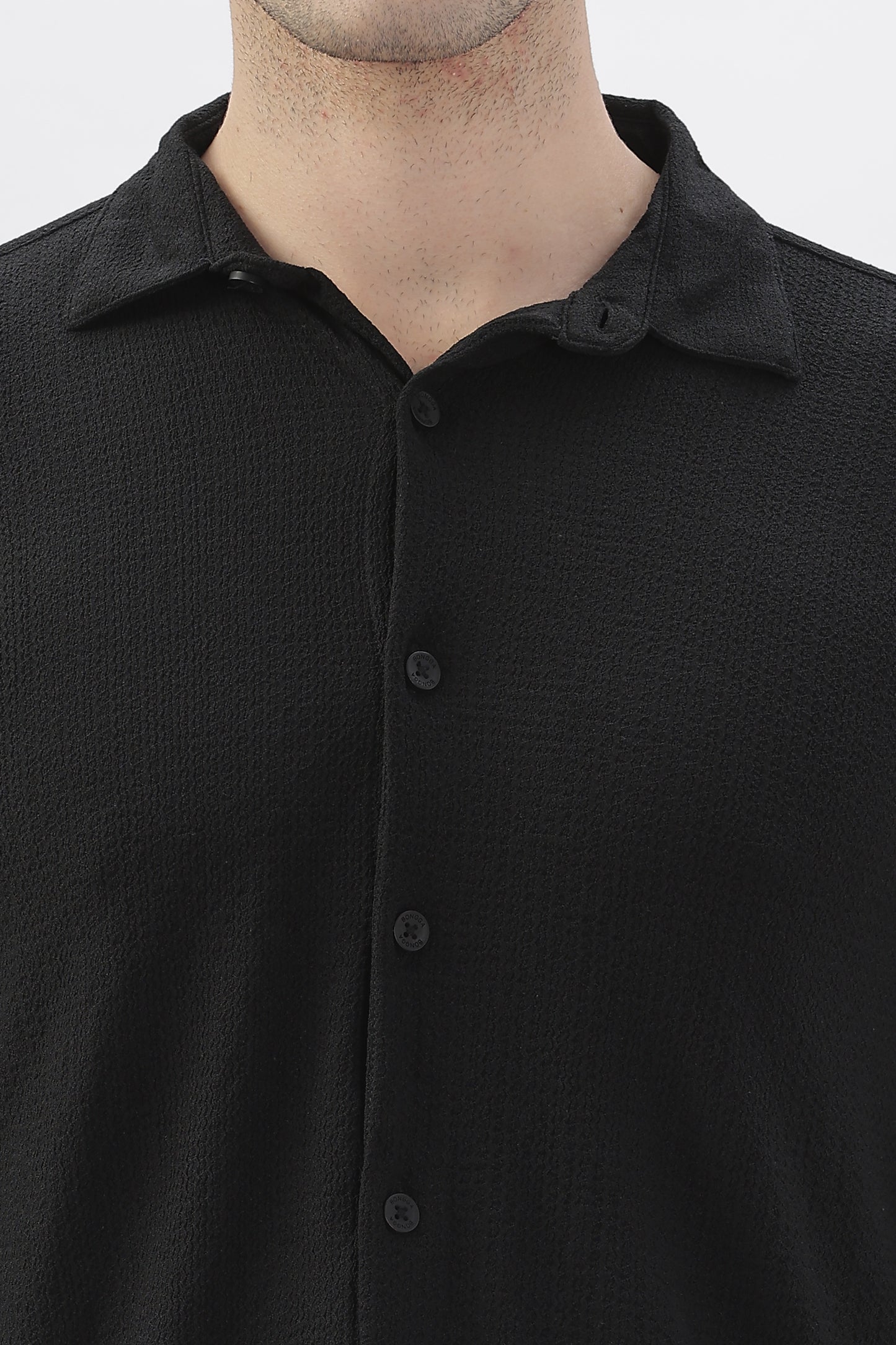 Stretch Fit Black Shirt