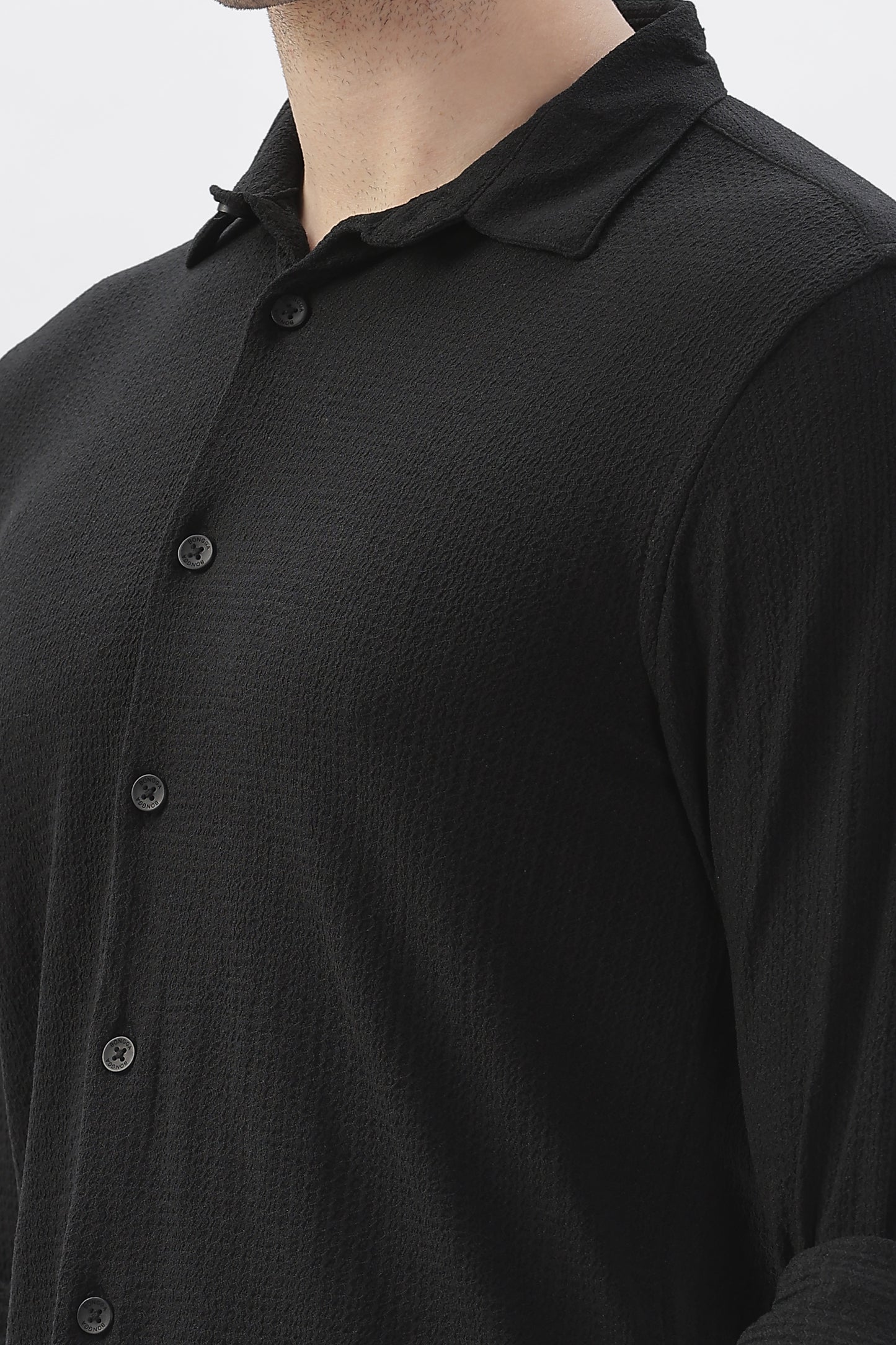 Stretch Fit Black Shirt